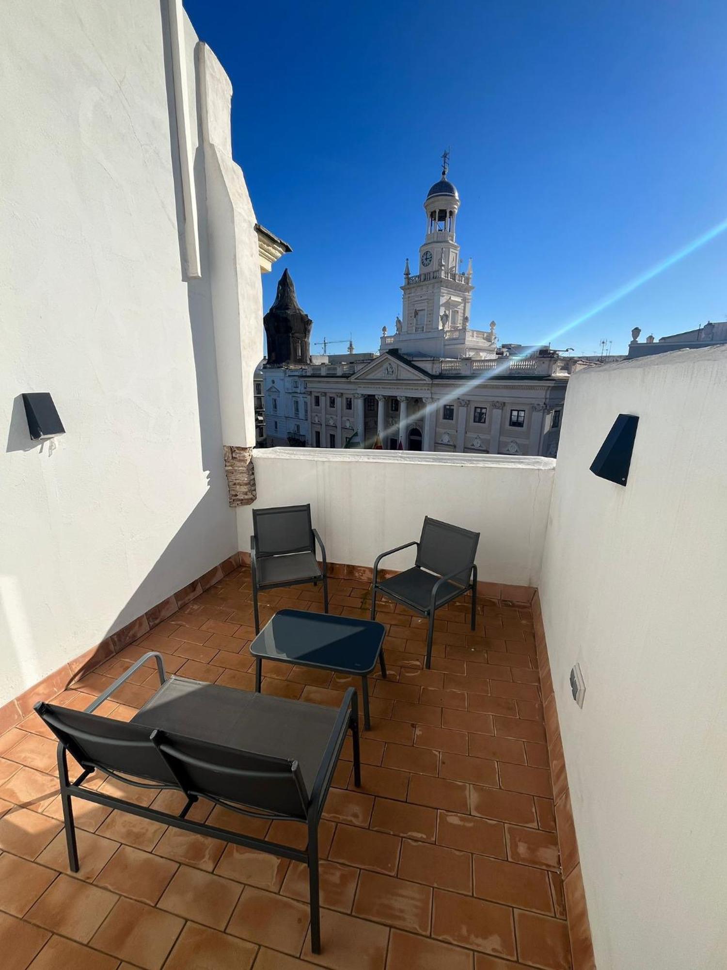 Penthouse La Plaza En Cadiz Centro Grupo Ac Gestion Apartment Екстериор снимка